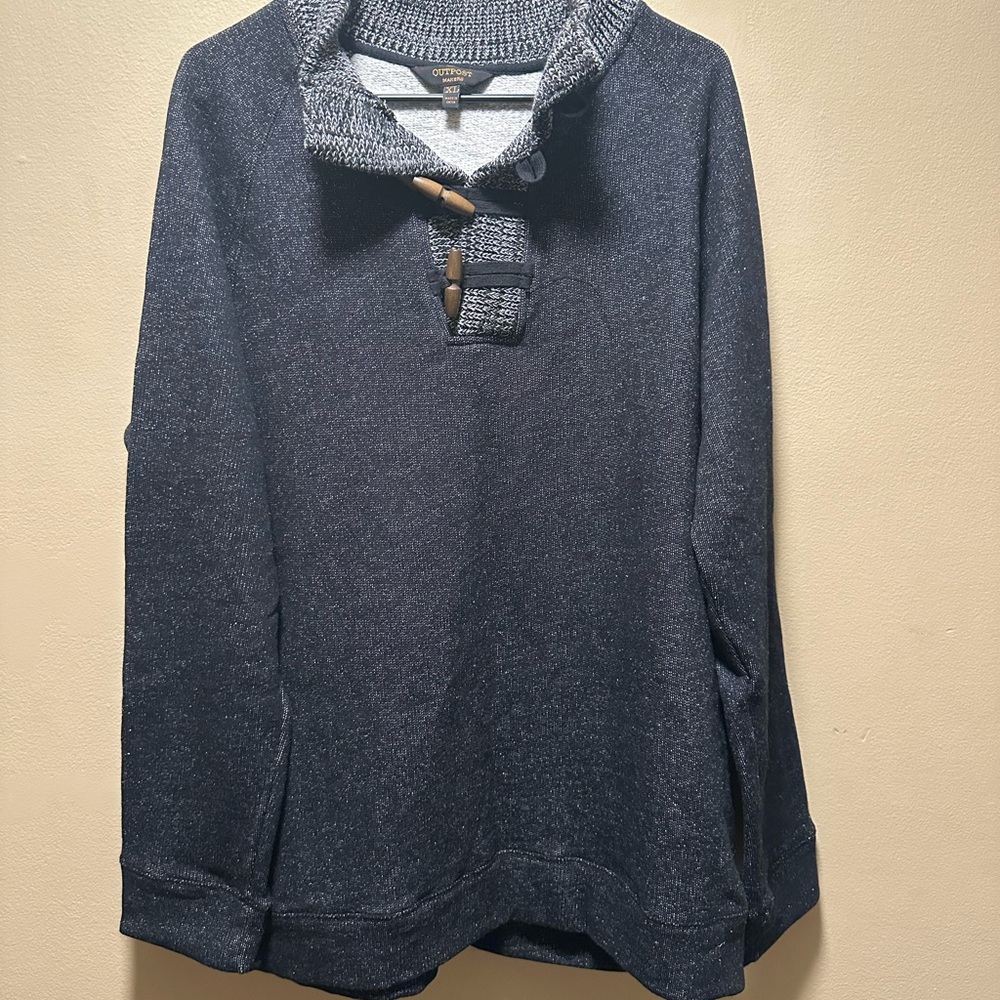 Outpost Makers Black and White Knit Sweater (C174)